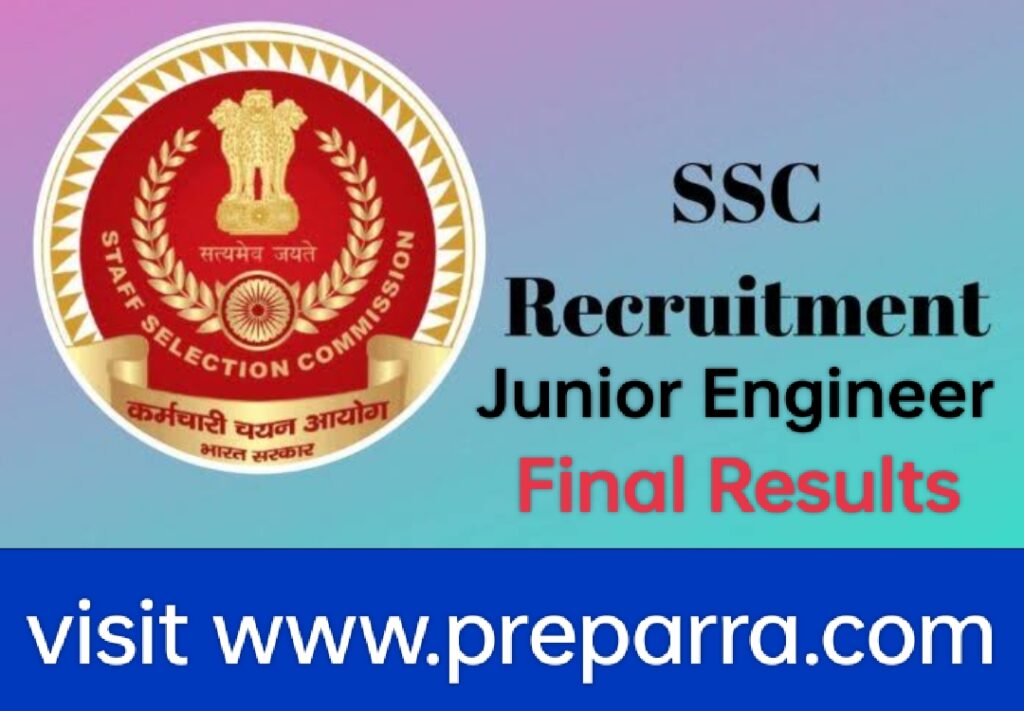 SSC Junior Engineer Recruitment notification details.