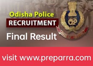 Odisha Police Constable Civil Recruitment notification details.