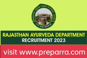 Rajasthan Ayurveda Department AMO Recruitment Notification details.