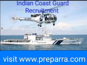 Indian Coast Guard Recruitment notification details.