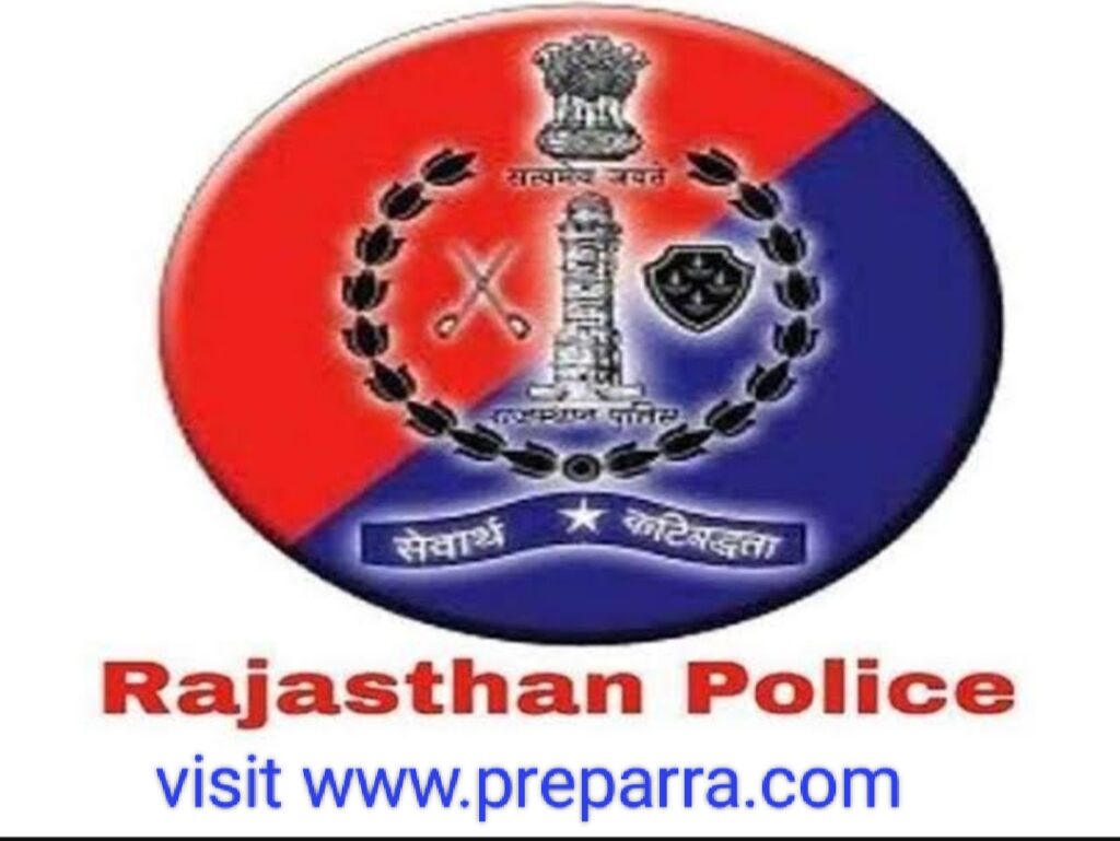 Rajasthan Police Constable GD/Telecom/Driver Recruitment Notification.