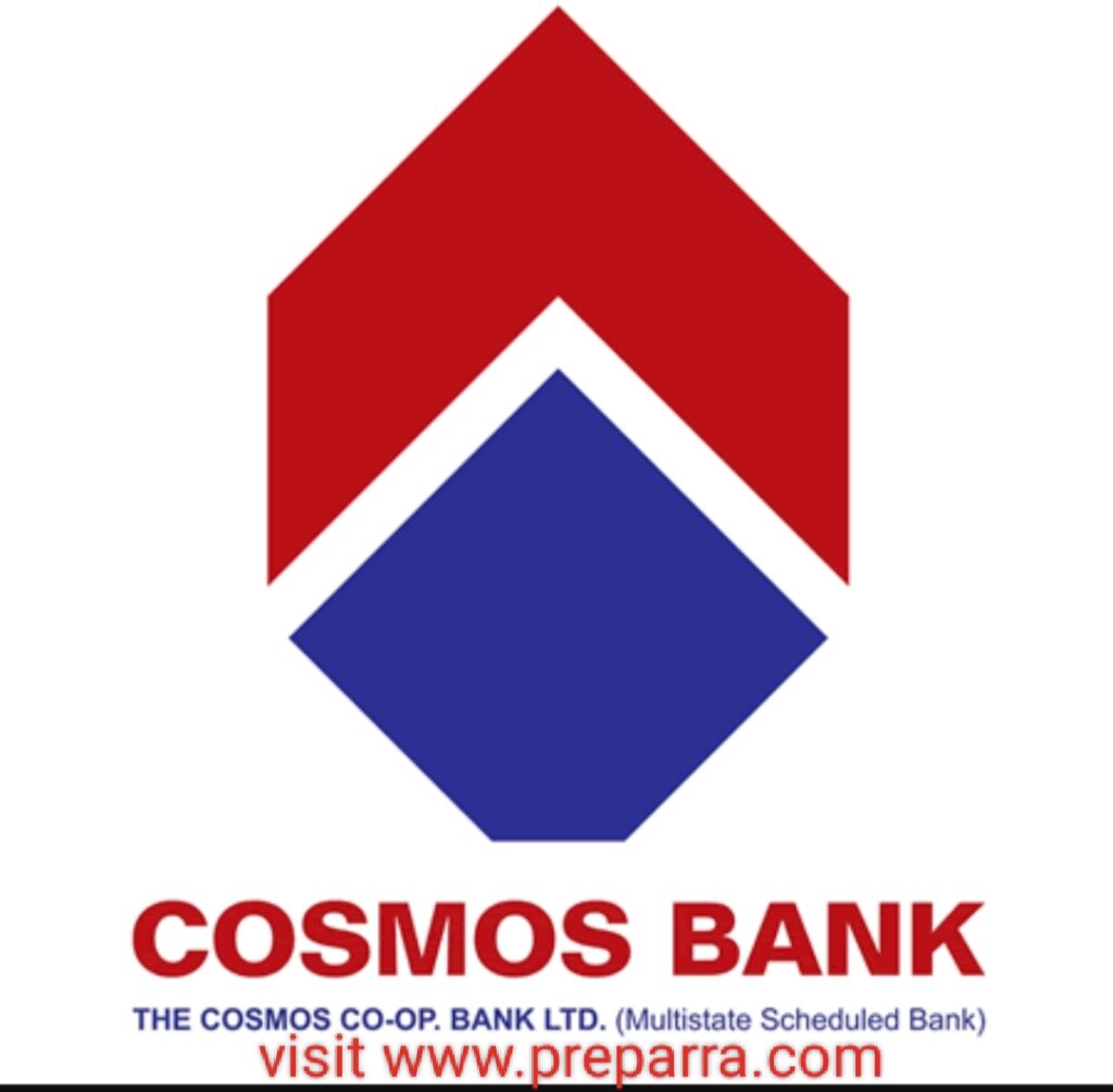 COSMOS CO-OPERATIVE BANK RECRUITMENT NOTIFICATION.