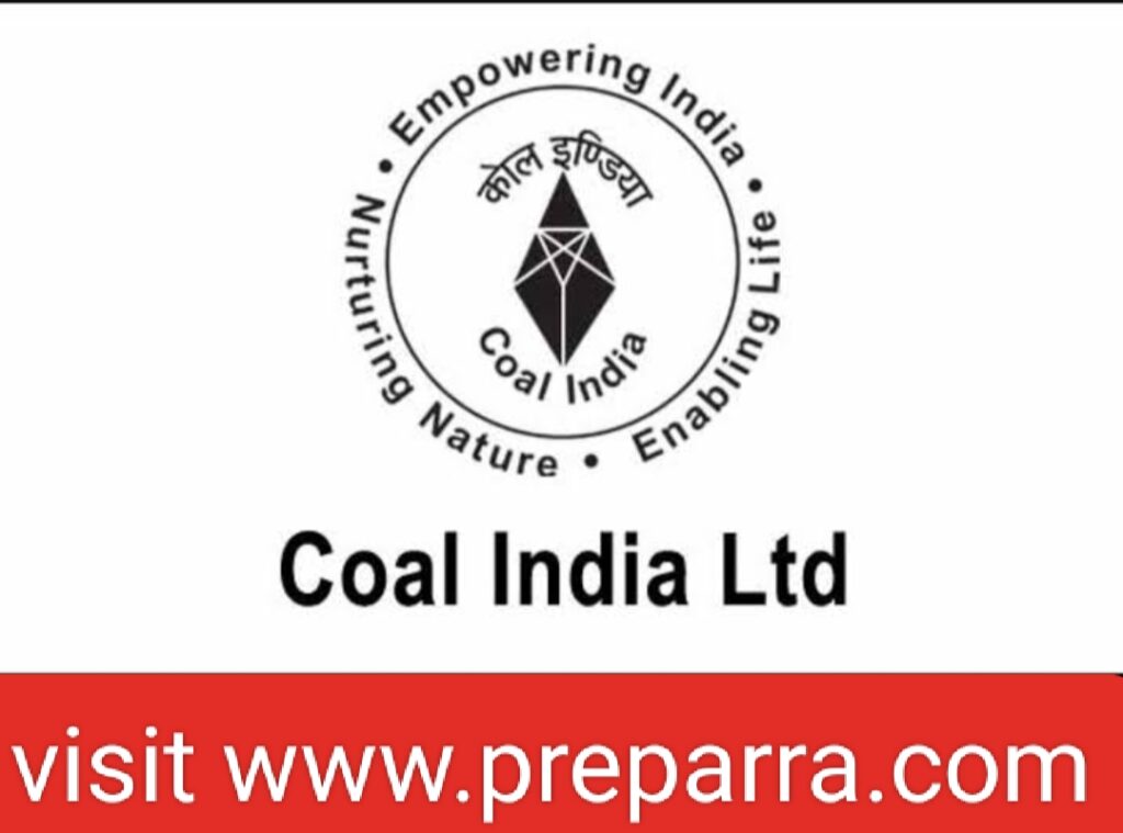 Coal India Limited Recruitment Notification.