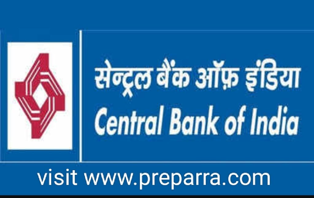 Central Bank of India Recruitment Notification Details.