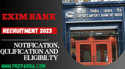 Exim Bank Recruitment 2023 Notification