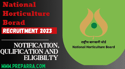National Horticulture Board Recruitment 2023