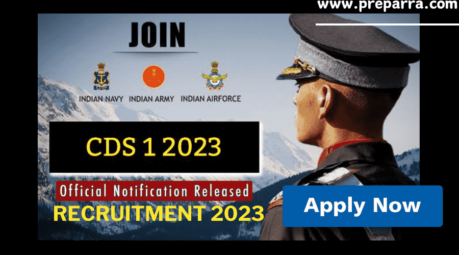 UPSC CDS (I) Recruitment 2024