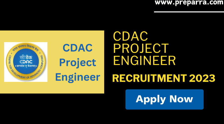 CDAC Project Engineer Jobs Notification 2023