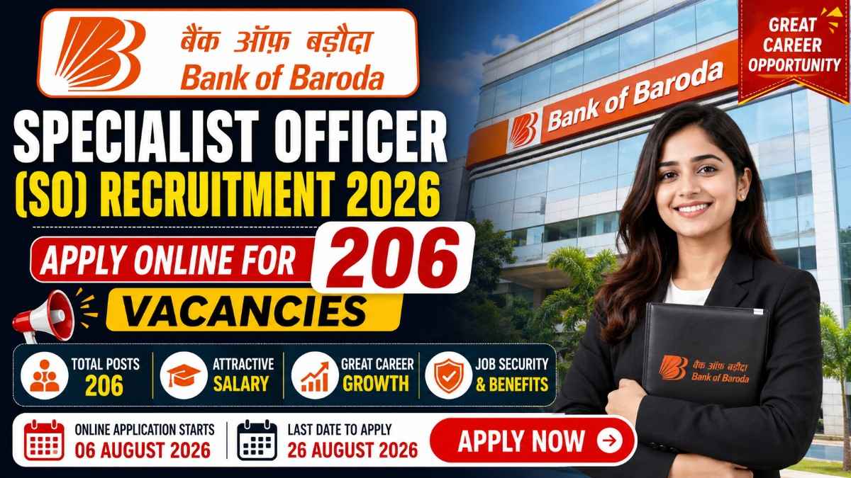 Bank of Baroda BOB Specialist Officer