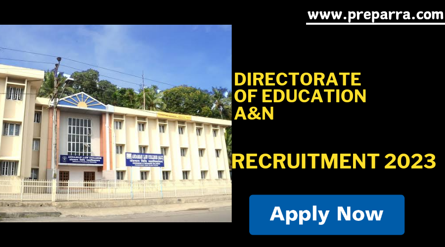 DE Andaman and Nicobar Recruitment 2023