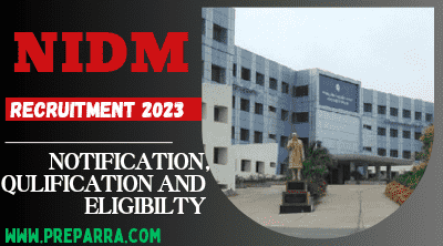 NIDM Recruitment 2023