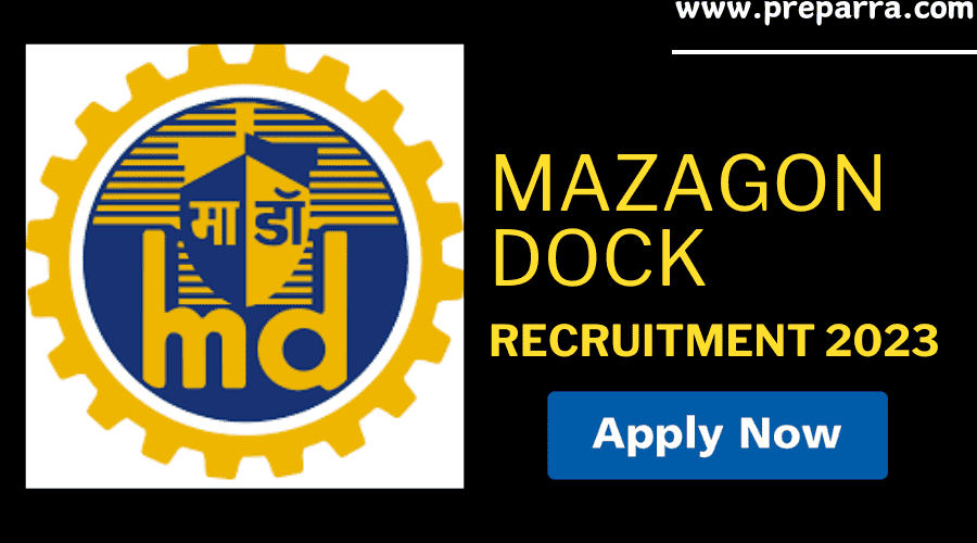 Mazagon Dock Apprentice Jobs Notification 2023