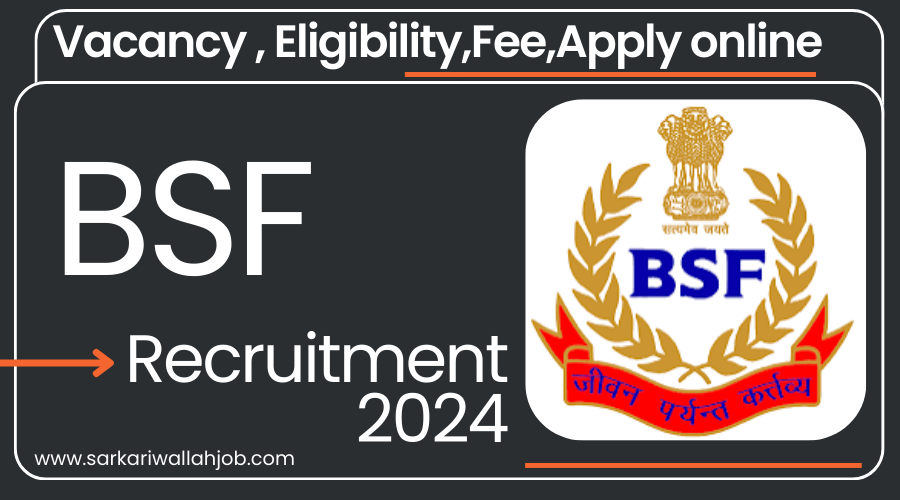BSF Group B & C (Combatised) (Non Gazetted-Non Ministerial) Recruitment 2024