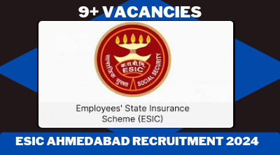 ESIC Ahmedabad Senior Resident Jobs Notification 2024