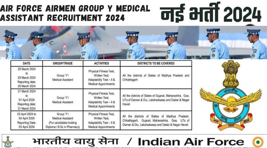 Air Force Airmen Group Y Medical Assistant Recruitment 2024