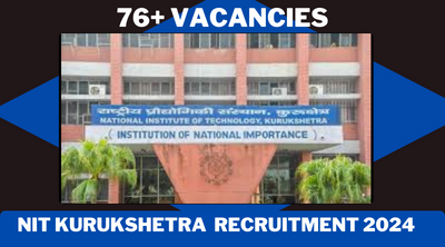 NIT Kurukshetra Faculty Jobs Notification 2024