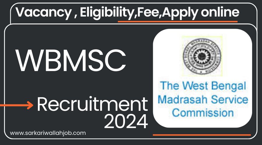 WBMSC Sub Registrar Recruitment 2024