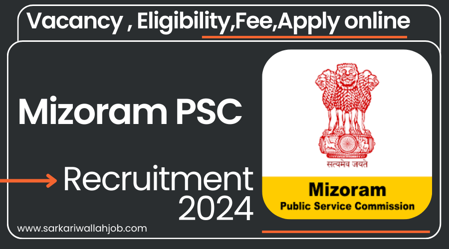 Mizoram PSC Health Service Exam Notification 2024