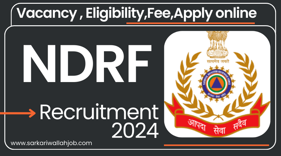 NDRF Recruitment 2024