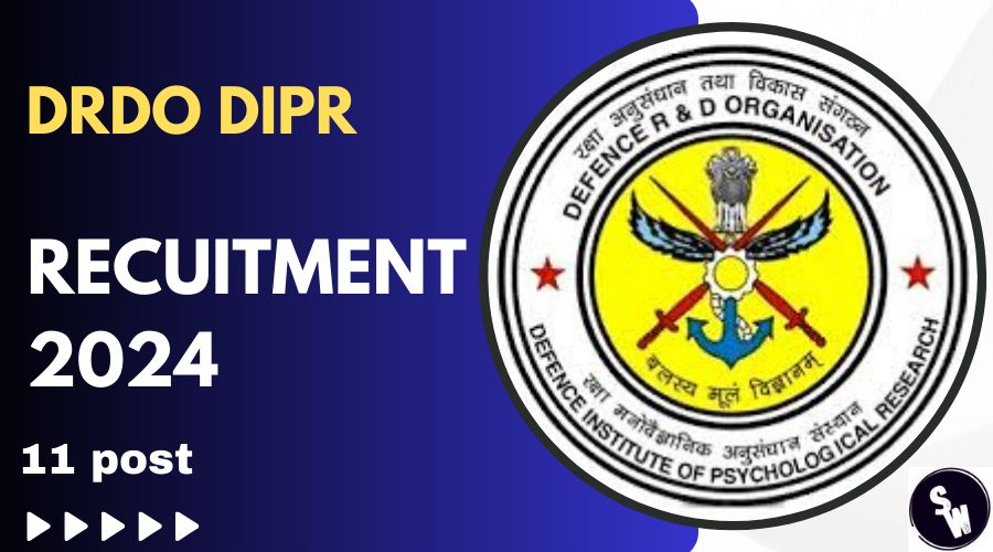DRDO DIPR Jobs Notification 2024
