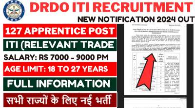 DRDO ITI Apprentice Recruitment 2024