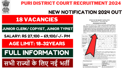 Puri District Court Recruitment 2024