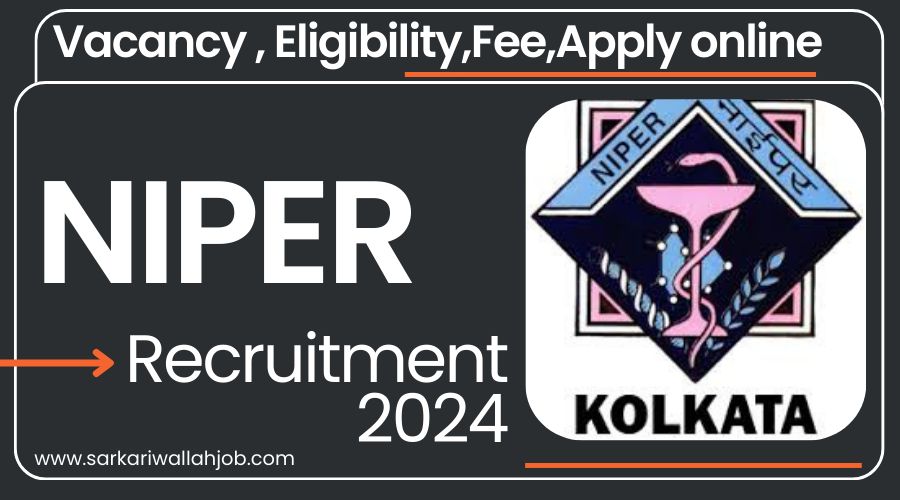 NIPER Faculty Recruitment 2024