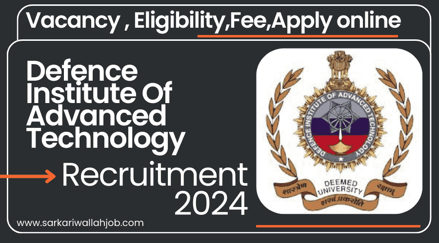 DIAT Pune Recruitment 2024 