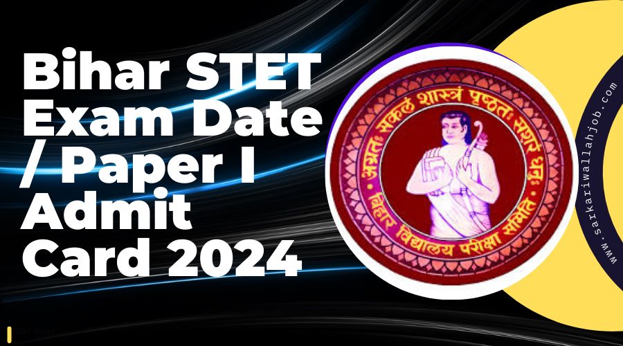 BSEB STET Admit Card 2024