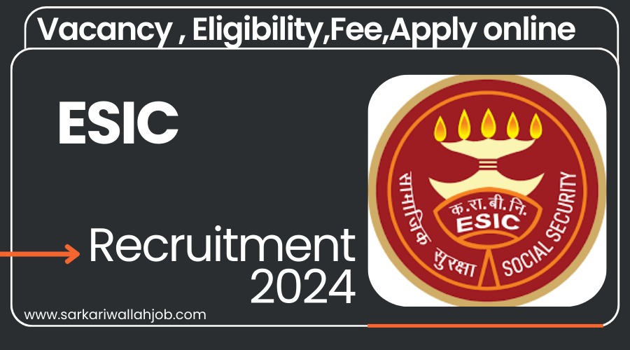 ESIC Noida Senior Resident Jobs Notification 2024