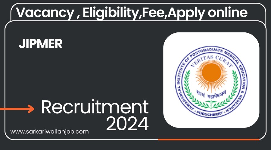 JIPMER Group B, C Jobs Notification 2024 for 209 Posts | Online Form