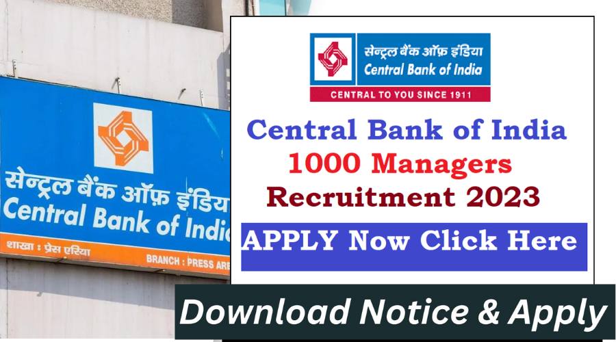 Central Bank of India Recruitment 2024