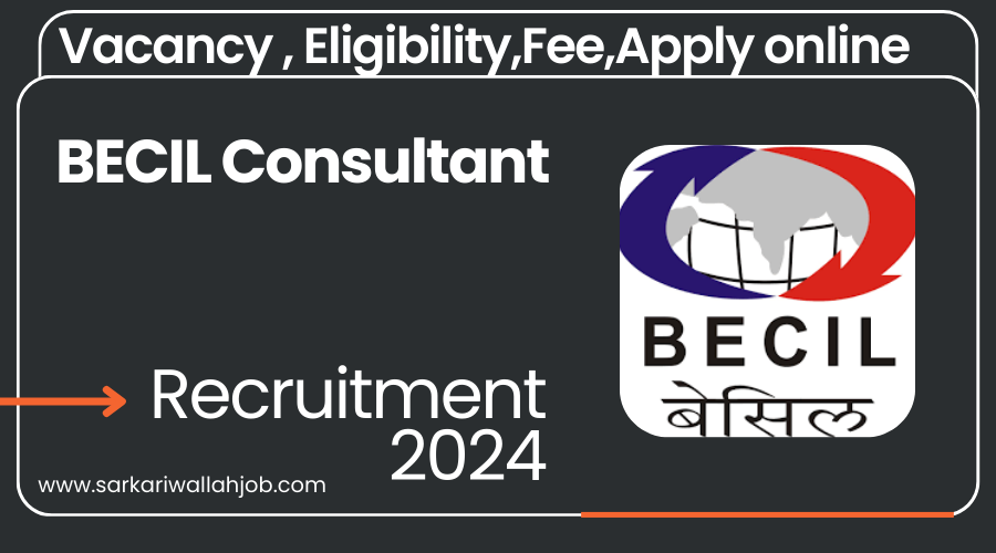 BECIL Consultant Jobs Notification 2024