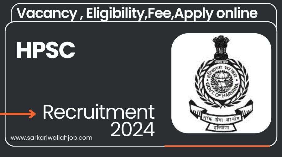 HPSC Assistant Professors Jobs Notification 2024