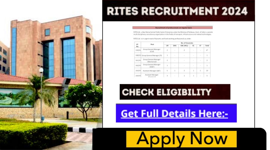 RITES Recruitment 2024