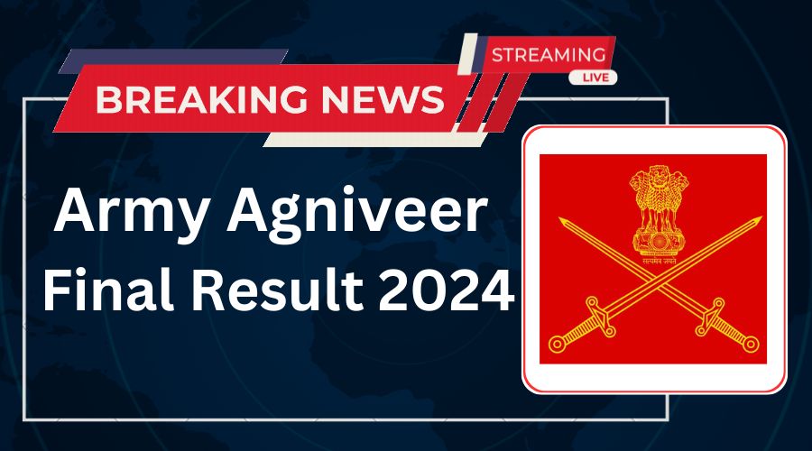 Army Agniveer Final Result 2024