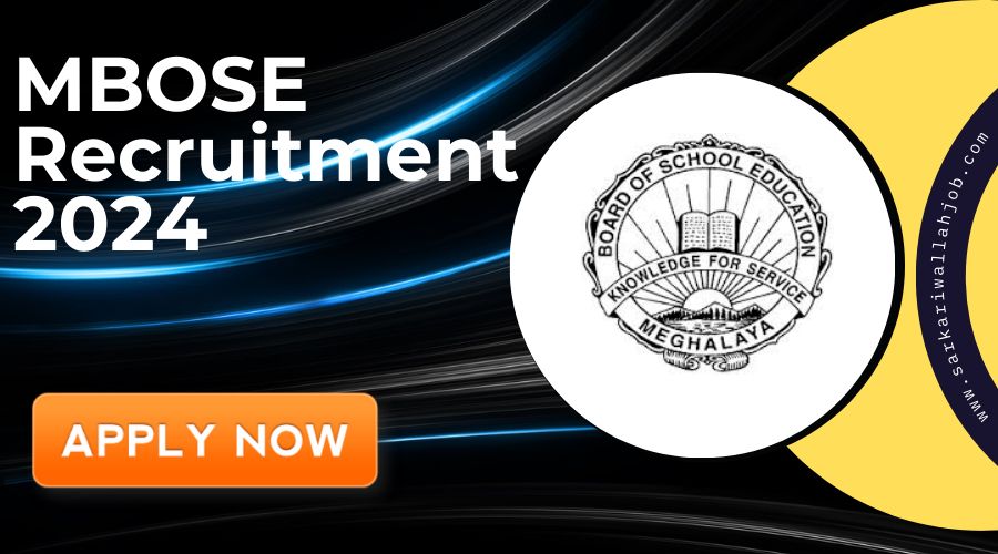 MBOSE Recruitment 2024