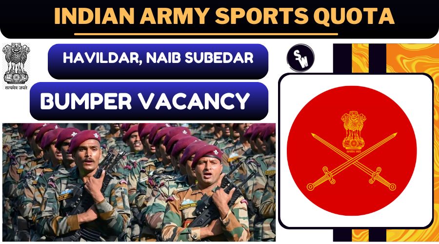 Indian Army Sports Quota Hiring 2024