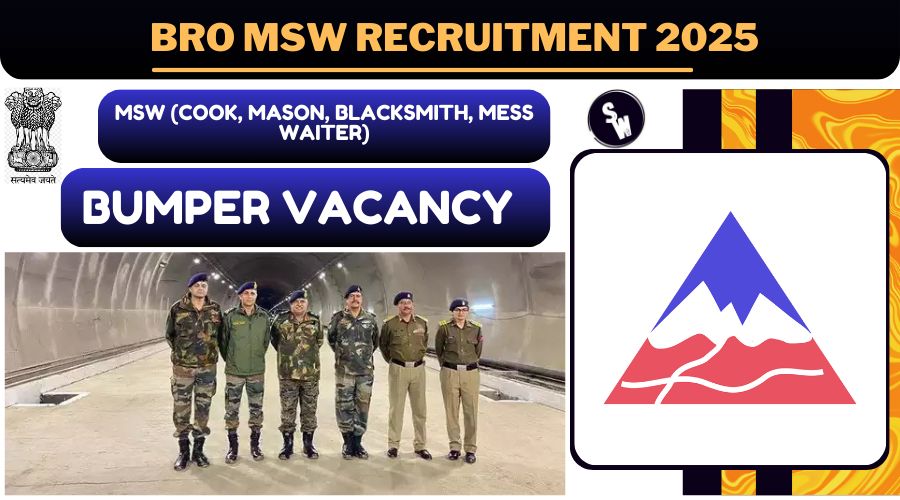 BRO MSW Recruitment 2025