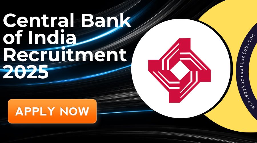 Central Bank of India Junior Management Officer Recruitment 2025