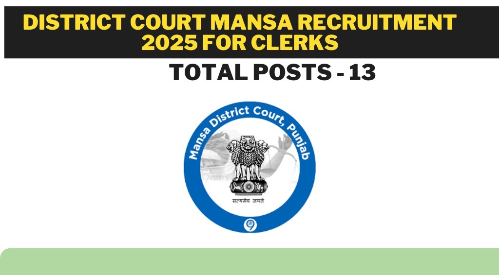 District Court Mansa Recruitment