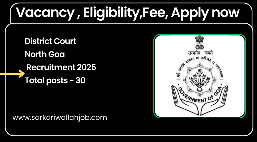 District Court North Goa Recruitment