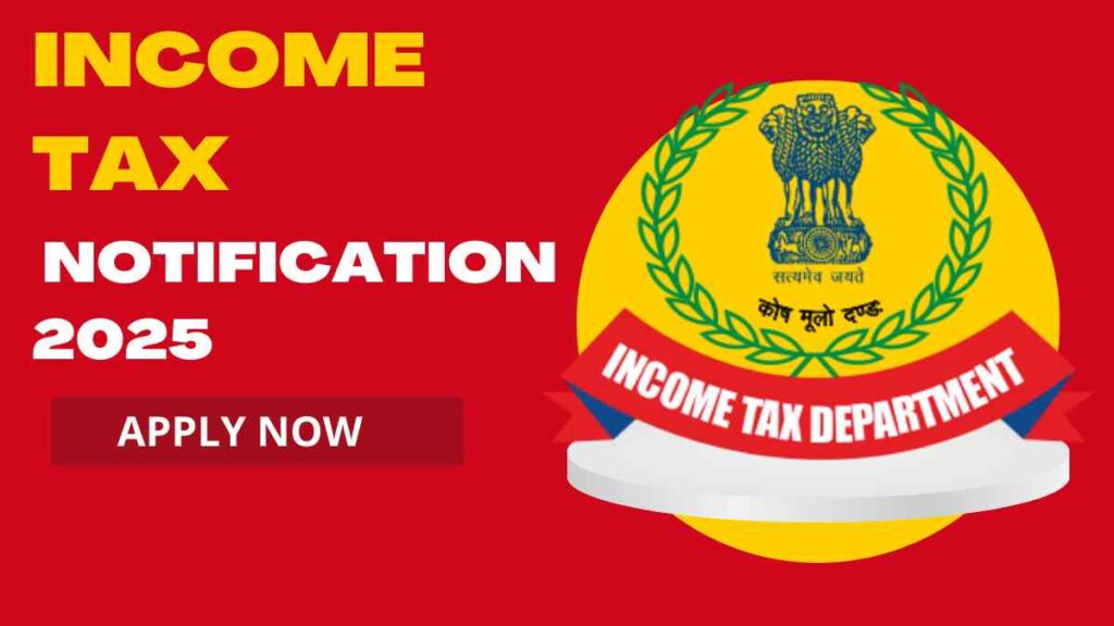 Income Tax Notification 2025