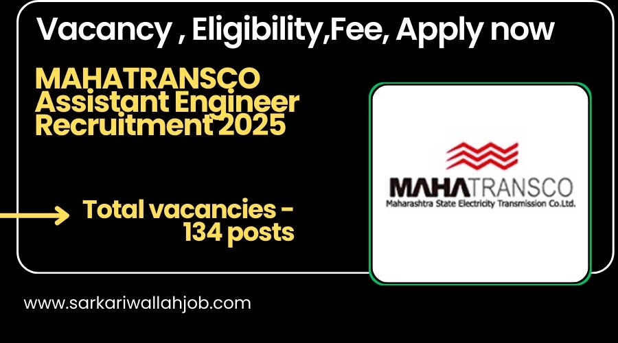 MAHATRANSCO Assistant Engineer Recruitment