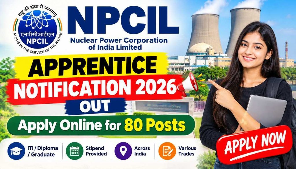 NPCIL Apprentice Recruitment 2026