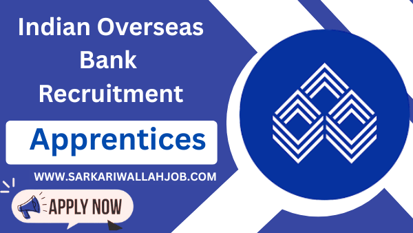 Indian Overseas Bank Apprentices Recruitment 2025