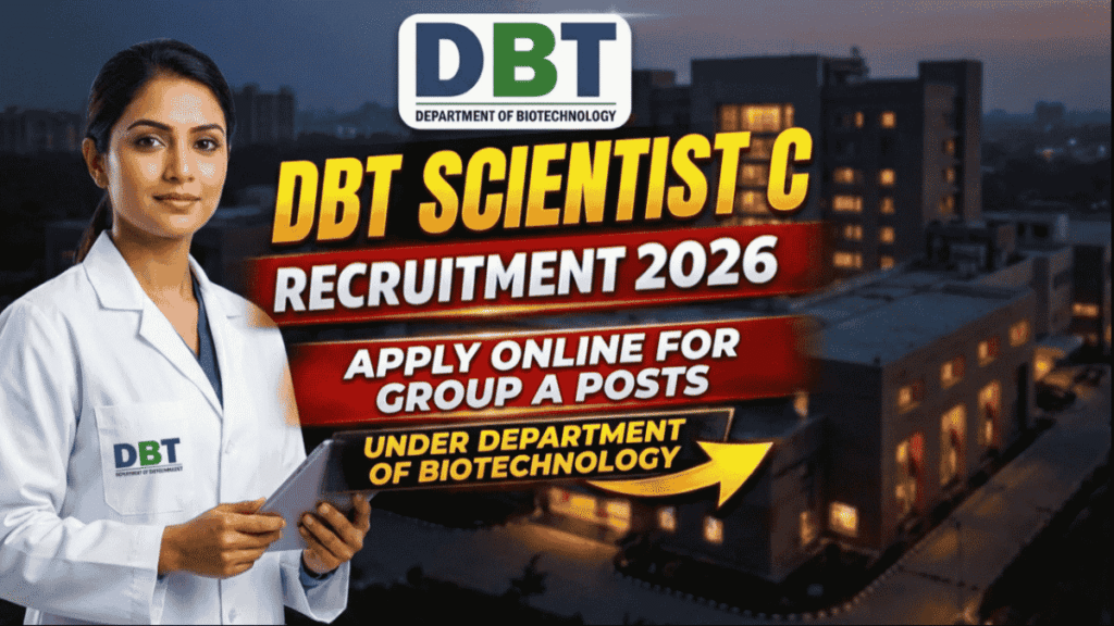 DBT Scientist C Recruitment