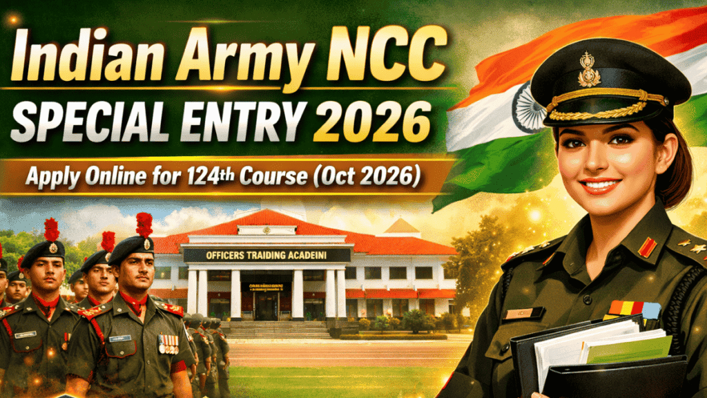 Indian Army NCC Special Entry 2026