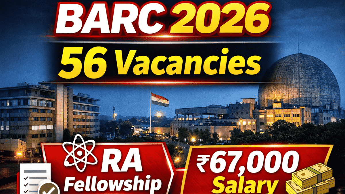 BARC Recruitment 2026