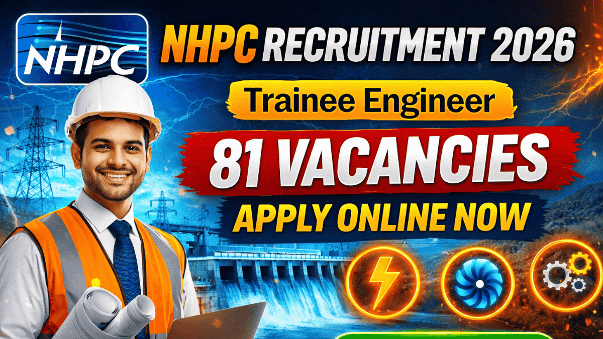 NHPC Trainee Engineer Recruitment